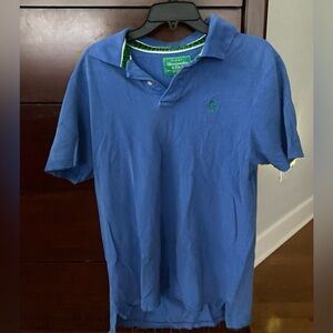 Abercrombie & Fitch | Blue polo with frayed edges